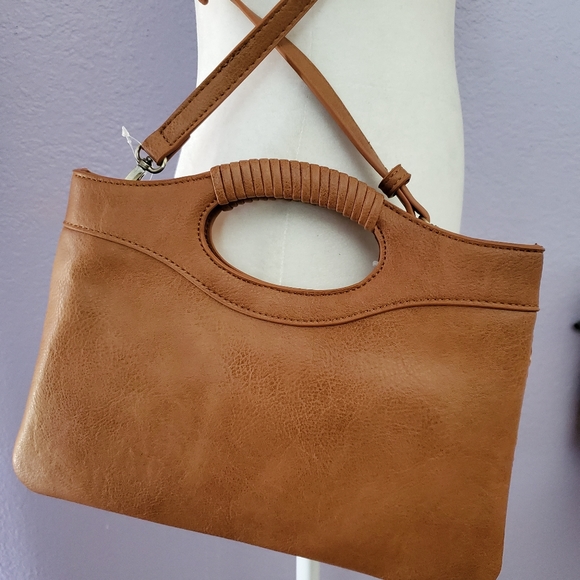 🛑SOLD🛑 Golden Coast woven Crossbody in Brown - Picture 4 of 10